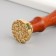 Printing for waxing with a wooden handle "Total branches" 9x2.5x2.5 cm