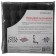 Car pillow on the seat with a filler of buckwheat bunch 35x35 cm, black