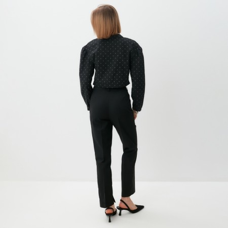 Women's jacket Minaku: Green Trend Black Color, Rr. 42-5
