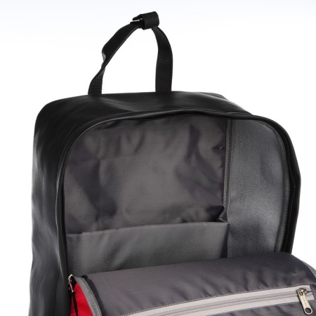 A backpack - a bag, Erich Krause, a wallet from textiles, artificial leather, pink color-5