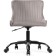 Computer chair Eddon Plastic/velor, black/gray 50x60x73 cm