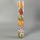 Set of balls plastic D-8 cm, 6 pcs "Melody" Snings gloss, gold