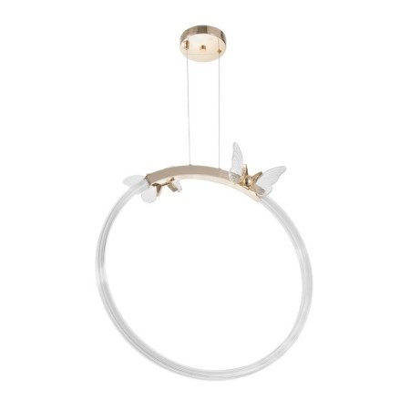 Bayerlux lamp "Butterflies" LED 38W gold 49x16x52.5-150 cm