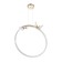 Bayerlux lamp "Butterflies" LED 38W gold 49x16x52.5-150 cm
