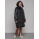 Coat insulated winter female, size 44, black color