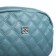 Bag Cross-Bodi with a zipper, blue color