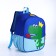 Baby backpack on lightning, blue/blue color