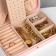 Organizer for jewelry "Portable box", 8 stripes, 3 places, 14 × 21 × 4.5 cm, pink color