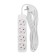 Extension cord Standard 4 nests, 5m, 3x1.0mm², s/h, white rexant