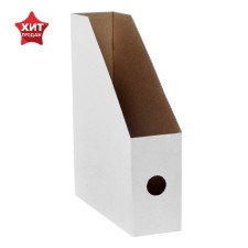 A4 storage, archive from microgofrotcard Calligrata, 75 mm, up to 700 l, white