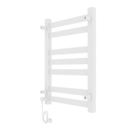 Towel Electric Laris Hephaestus Cheka, 500x800 mm, 7 crossbars, right, white-14