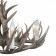 Suspended chandelier ST LUCE. SL154.703.08. Corna. 8x40 watts, E14, 80x80x37 cm, gray color