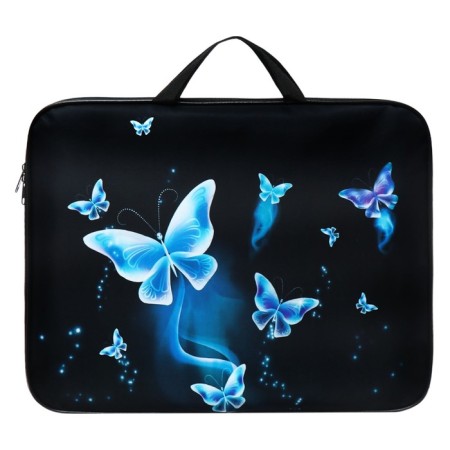 Folder for drawings and drawings A3, 470 x 350 x 20 mm, with handles, textile, calligrata "butterflies"-5