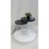 Journal table, 450x450x550, Pietra Black/White Muars