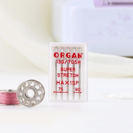 Needles for household sewing machines, for super-steam, No. 75/90, 5 pcs-4