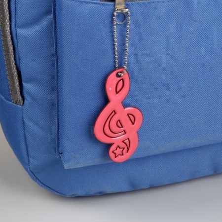 Reflective element "Violin key", 8 × 4 cm, color mix-1