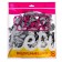 Latex ball 5 ", chrome, set 100 pcs., Silver color