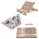 Mechanical 3D puzzle made of wood "Stand for phone"