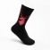 Women's socks "Deer", Black color, size 36-40