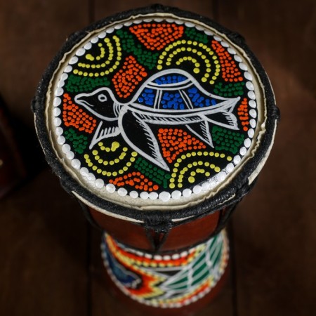 Souvenir musical instrument "Different drum -jambe" 13x13x24 cm, mix-19
