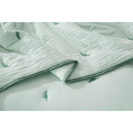 A set with a covering “Erica”, size 160x220 cm, 50x70 cm, menthol color-8