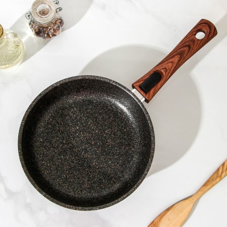 Granit Ultra pan, D = 22 cm, removable handle, anti -stick coating, black color, Mix handle-1