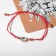 Antistress Assortment Bracelet Leo, red color in gold, d = 6 cm