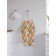 Apron kitchen with a photo print "Flower composition", adjustable, size OS