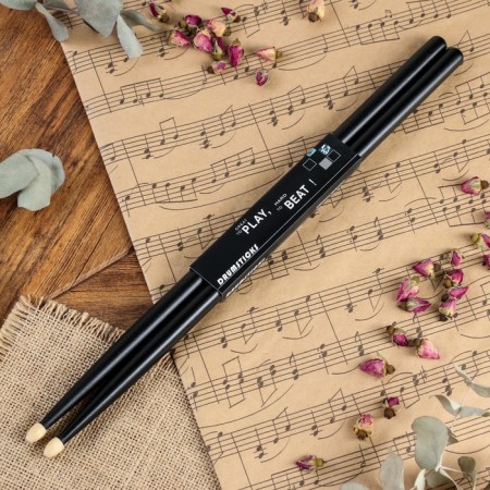 Drum sticks Music Life, 5a, maple, black-3