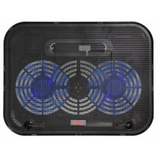 Подставка для ноутбука Buro BU-LCP140-B214H 14" 1xUSB 2x 140ммFAN черная