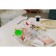 Organizer for needlework, with removable cells, 20 departments, 22.5 × 18 × 4 cm, the color is transparent