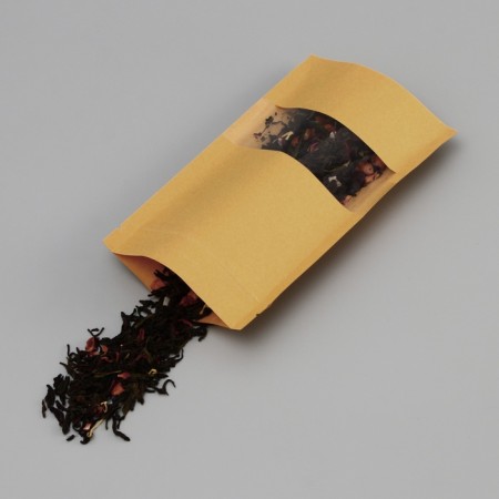 Zip-Lock package Craft with a rectangular window of 12 x 20 cm-1