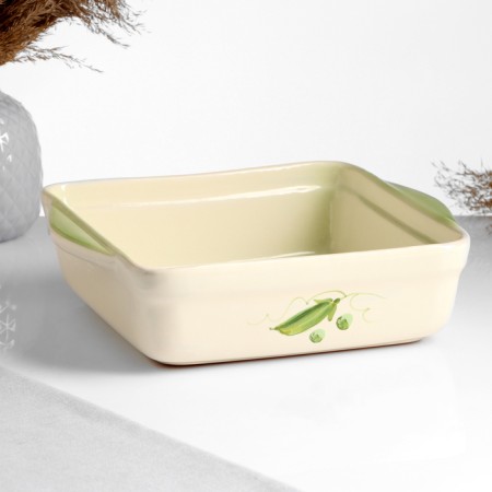 Baking capacity "Tetra with handles" 2.5l / 29x24x9cm, peas