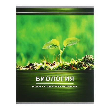 Substantial note Calligrata "Metal", 48 sheets in a biology cage, with reference material, covered cardboard, unit No. 2, whiteness 75% (gray sheets)-4