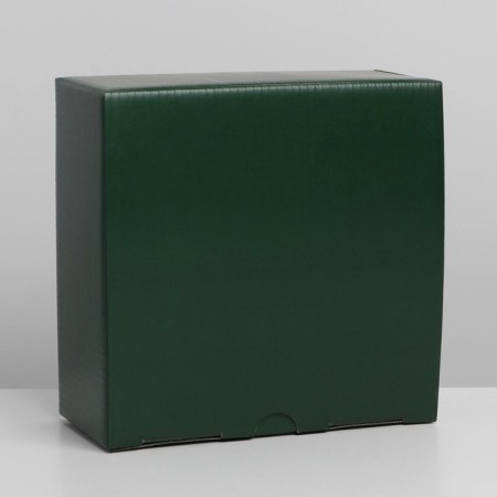 Gift folding box, packaging, "green", 15 x 15 x 7 cm-3
