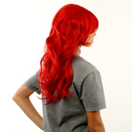 Carnival wig "anime" fire-red-3