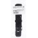 18 mm watch strap, with quick-detachable studs, silicone, L-21.5 cm, black