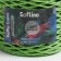 Yarn 100% cellulose "Softino raffia color" Washing, green 200m ± 2m 120 g