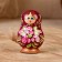 Magnet "Matryoshka", 6x4 cm, manual painting, mix