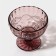 Glass Glass Magistro "La-Channel", 350 ml, 12 × 10.5 cm, pink color