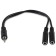 Adapter Audio BURO-BU-2XJACK-JACK 2XJACK 3.5 (F)/Jack 3.5 (M) 0.2m. black