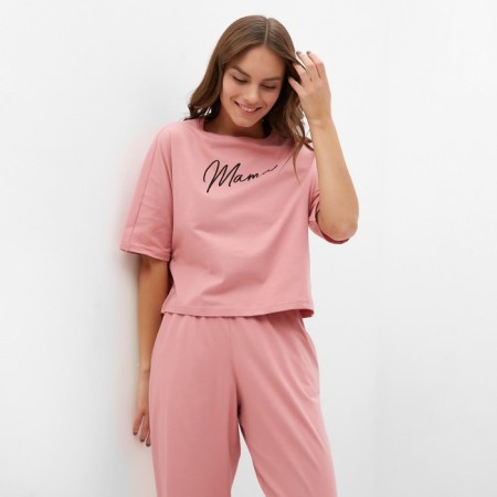 Female pajamas (T -shirt and trousers) KAFTAN "Pink" p. 48-50-1