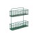 The shelf is rectangular