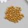 Beads for creativity plastic "Gold" d = 0.6 cm set of 500 grams