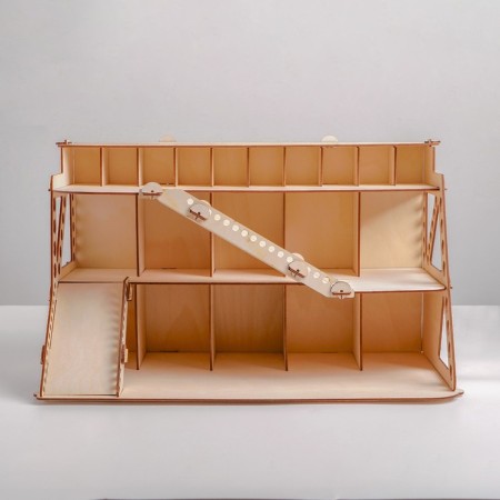 Сборная игрушка из дерева «Автопарковка»-2