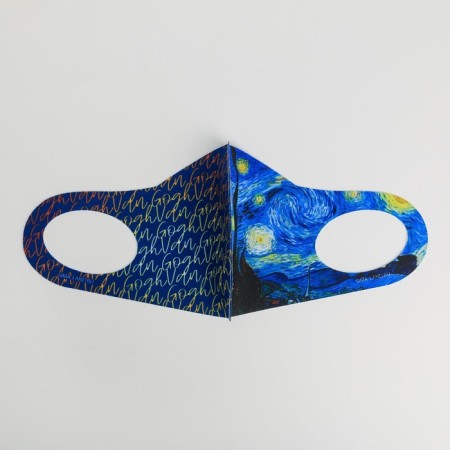 Mask from neoprene reusable, "Star Night"-2