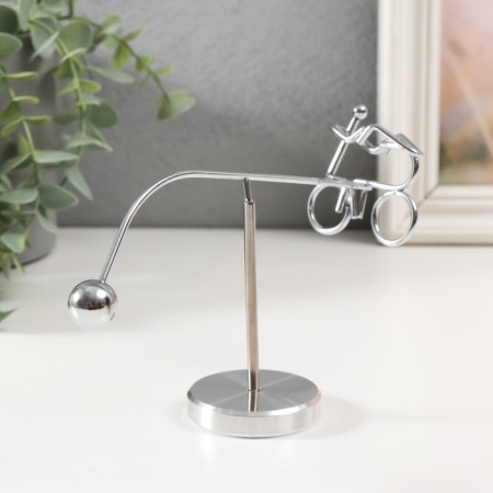 Metal Pendulum "Balancir. Cyclist" 15.5x4.8x12.8 cm-2