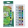 Gouache paints, 12 colors, in a plastic tube, 12 ml, in a cardboard box