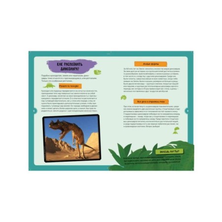 Interactive children's encyclopedia with magnets "Dinosaurs"-3