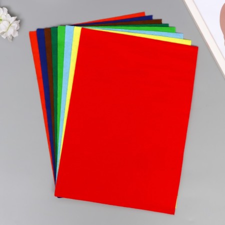 VETR Soft sheet "Astra" 1.0 mm, 170g, 20x30cm, 8 pcs/pack, assorted 10230561